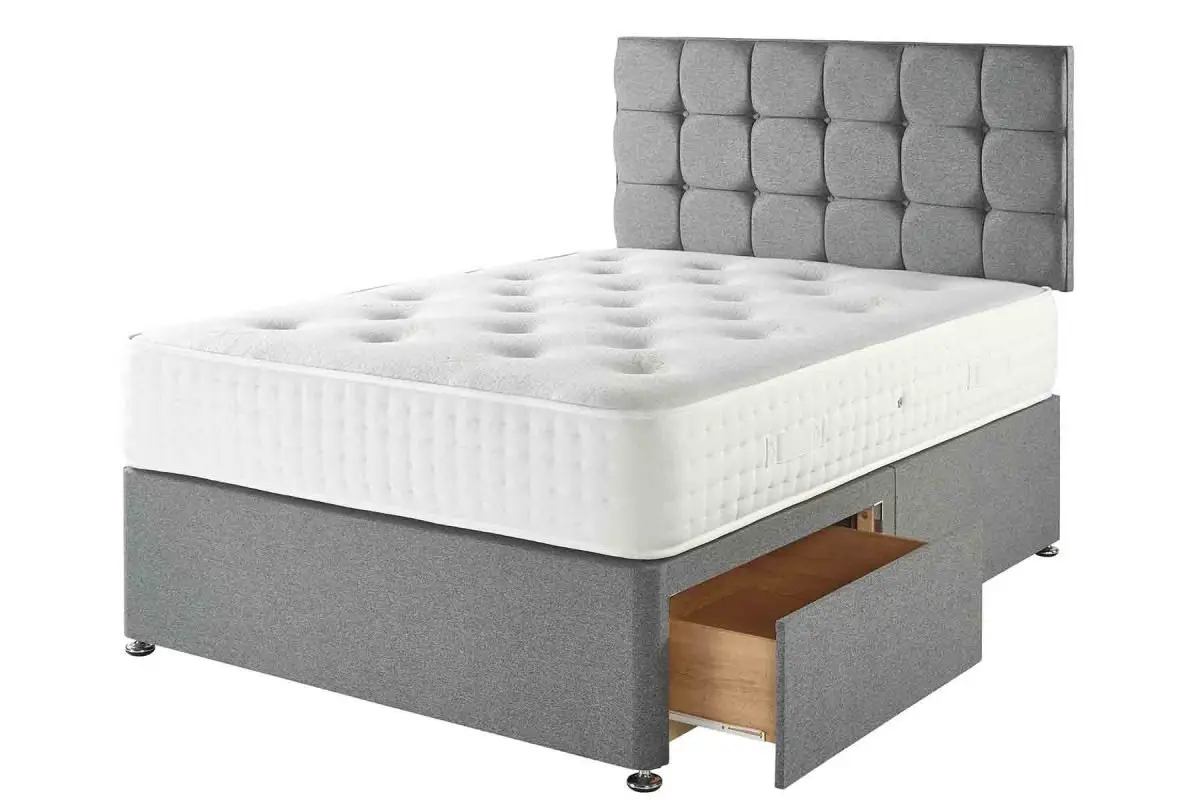 Spineguard 1000 pocket divan with 2 drawers