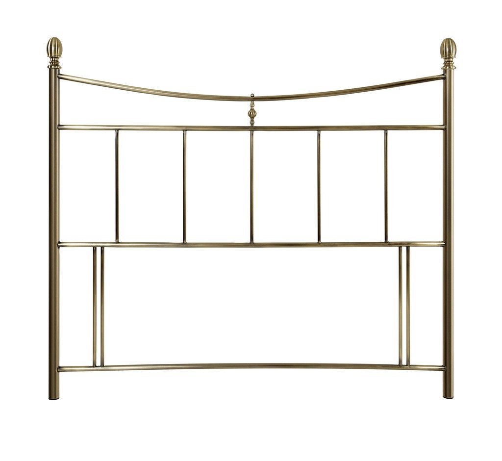 Saso Canterbury Antique Brass Metal Headboard SASO