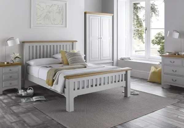 Crowther Eden Oak Wooden Bed