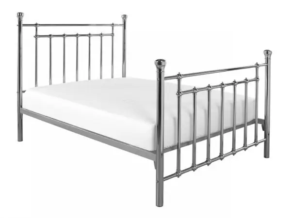 Crowther Kensington Chrome Metal Bed