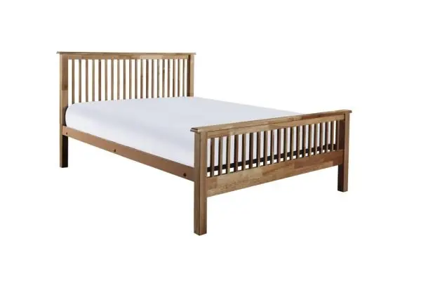 Crowther Madrid Beech Wooden Bed