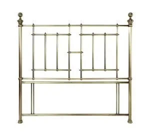 Crowther Majesty Antique Brass Metal Headboard