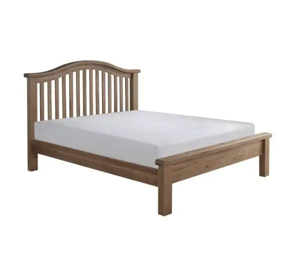 Crowther Minnesota Low End Oak Wooden Bed
