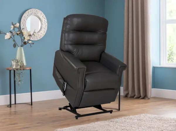 Celebrity Sandhurst Lift and Tilt Recliner Chair Leather 01