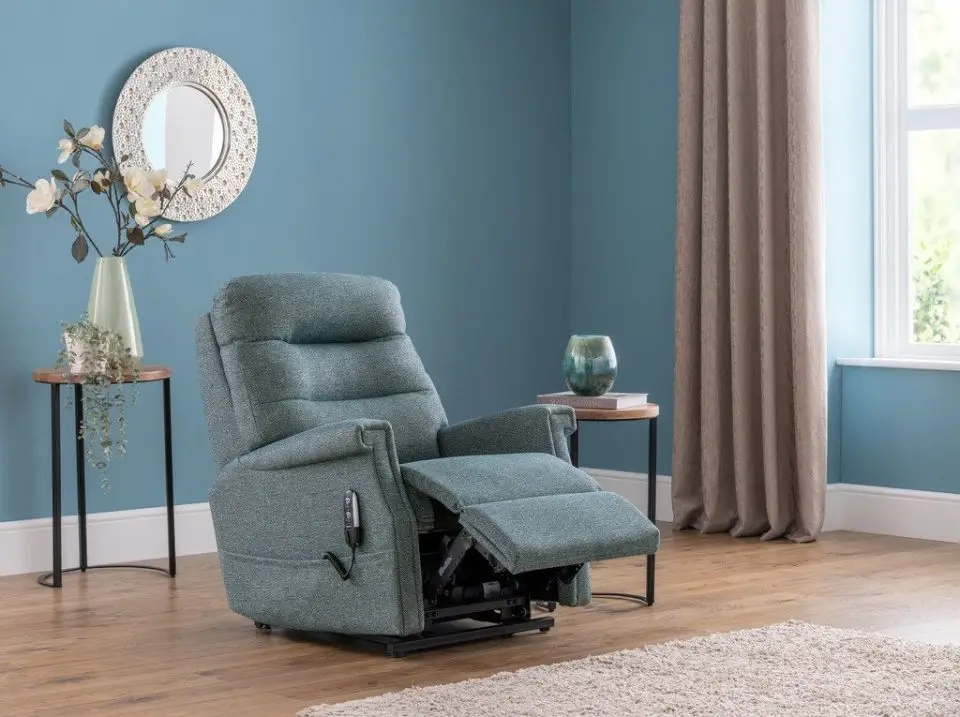 celebrity sandhurst lift and tilt recliner fabric chair 02