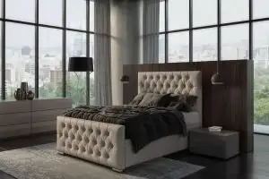 Calder House Jarva Fabric Bed 01