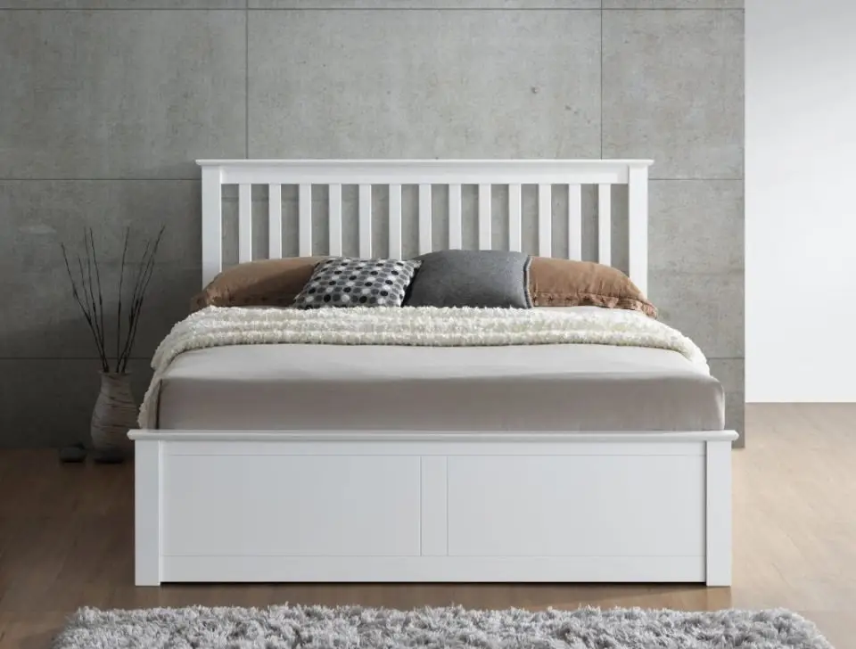 Calder House Miami Ottoman White Wooden Bed 02