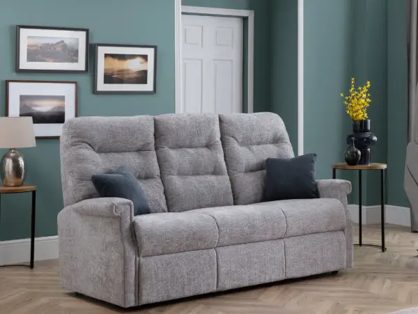 celebrity sandhurst 3 seater fixed fabric sofa 01