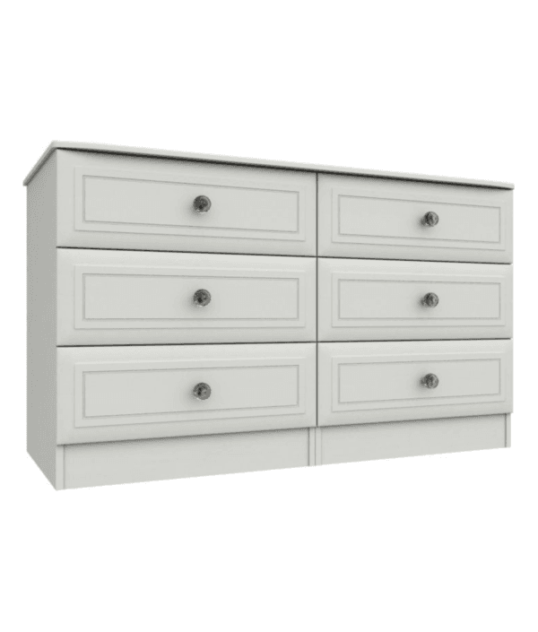 Lisbon 3 Drawer Double Chest White