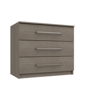 Paris 3 Drawer Chest Beige Grey Oak