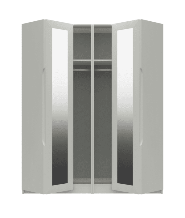 Riga Gloss 4 Door Bifold White