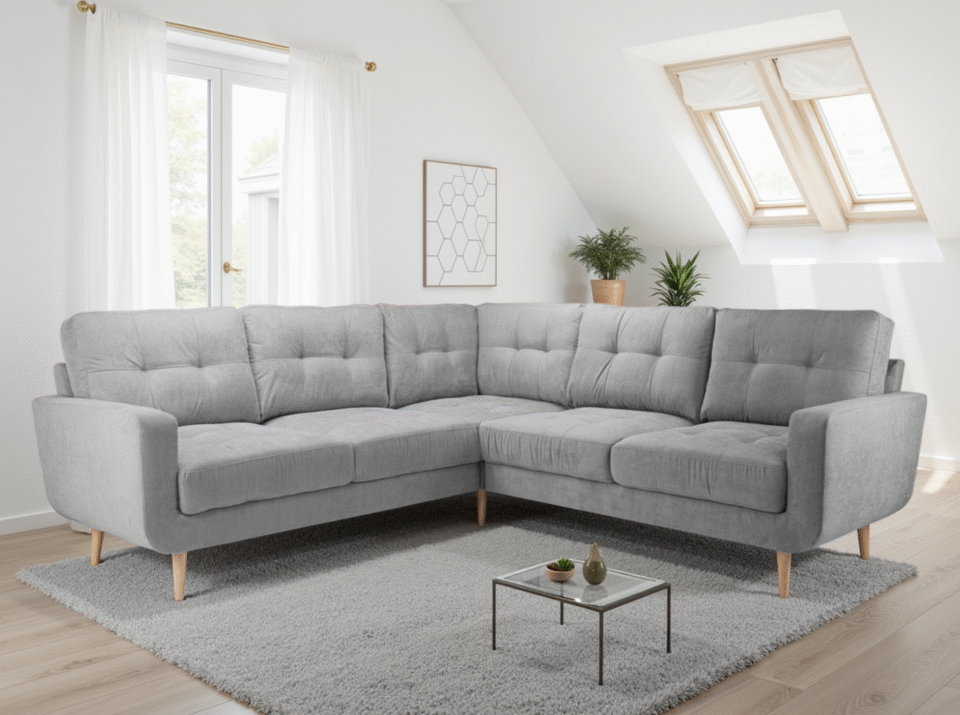 Luxora6 Sofa Grey Large Corner