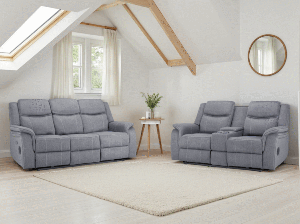 Galaxy Tech Recliner 3 2 Grey Fabric.png