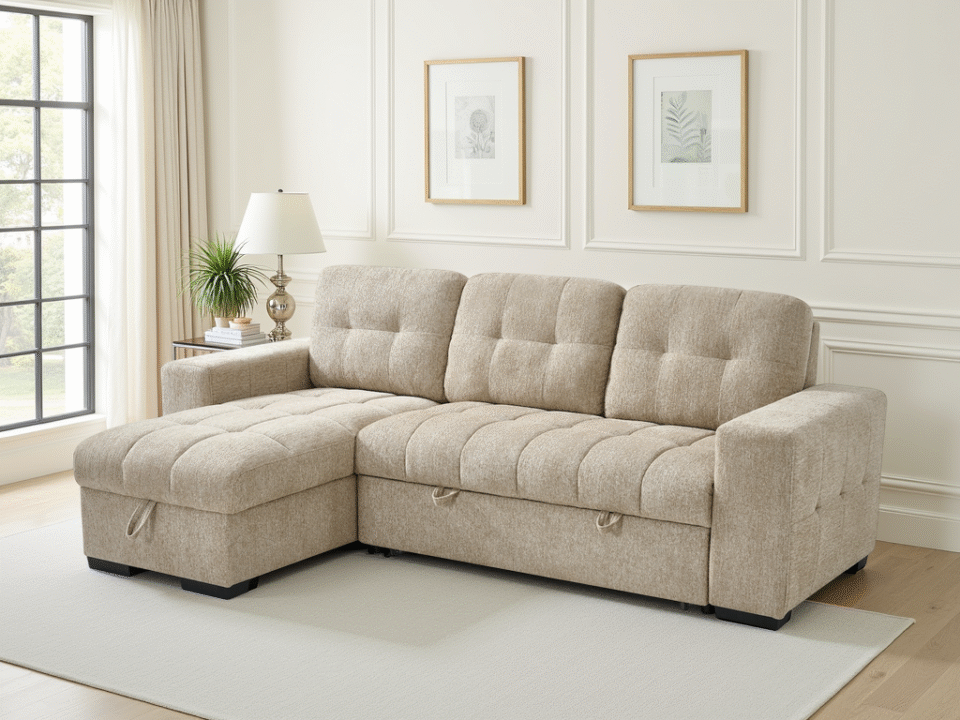 Bellmont51 Universal Corner Sofabed Beige
