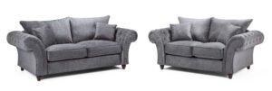 Windsor Fullback Sofa Grey 3+2 Set (1)