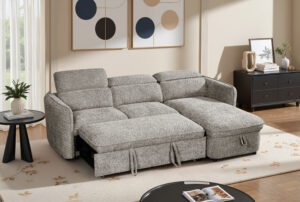 Solenne Sofabed Grey Universal Corner
