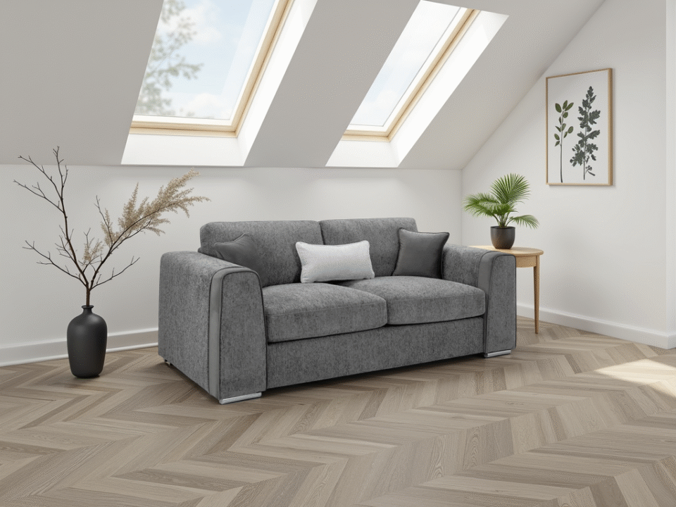 Aurevia Sofa Grey 3 Seater