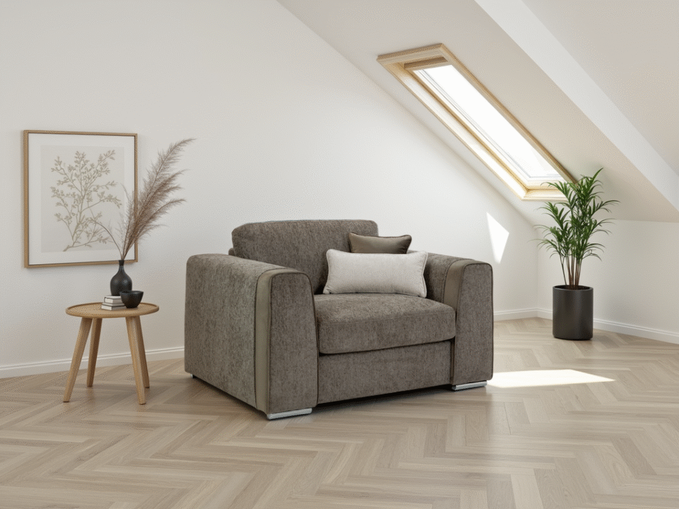 Aurevia Sofa Mocha Armchair