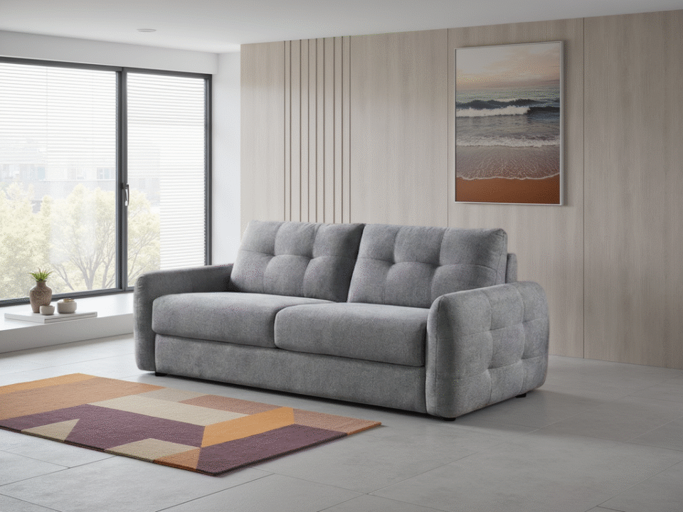 Seraphe Sofabed Grey 3 Seater