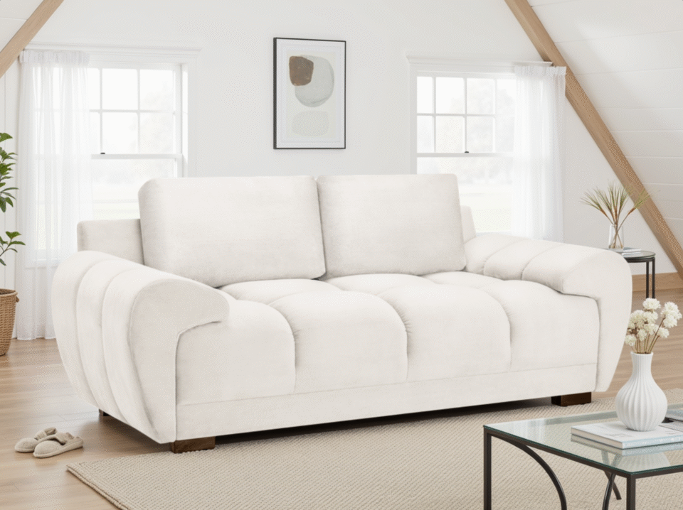 Velmora Sofa Cream 2 Seater