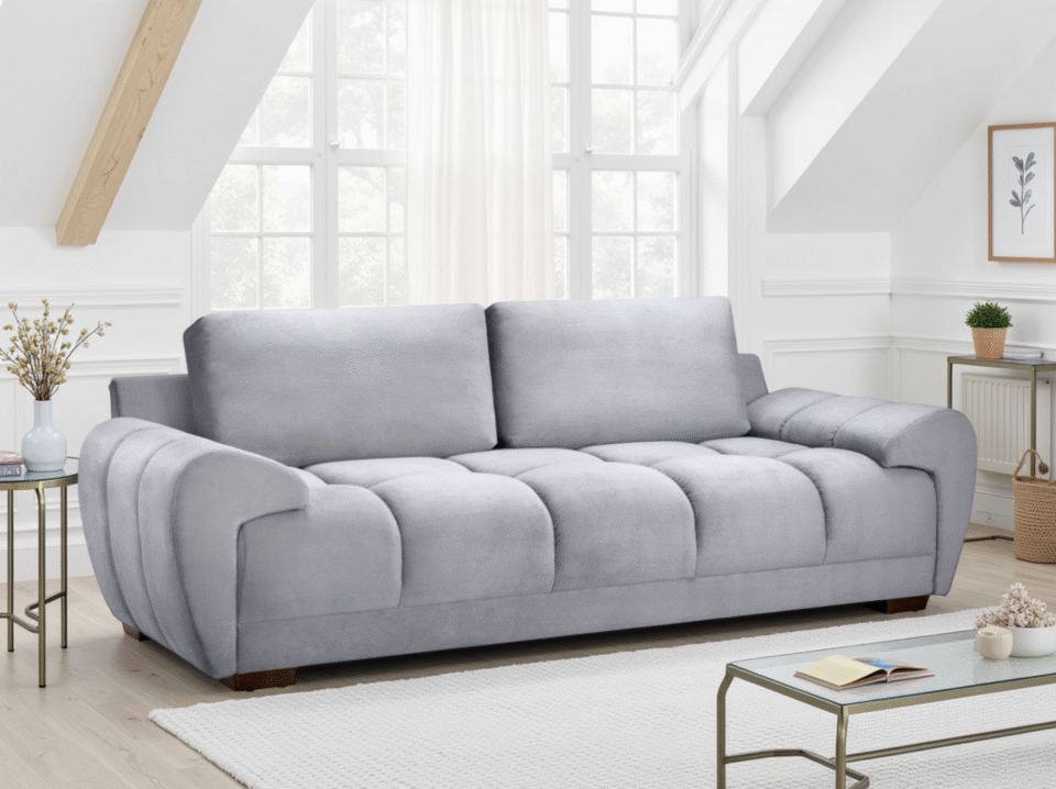 Velmora Sofa Grey 3 Seater