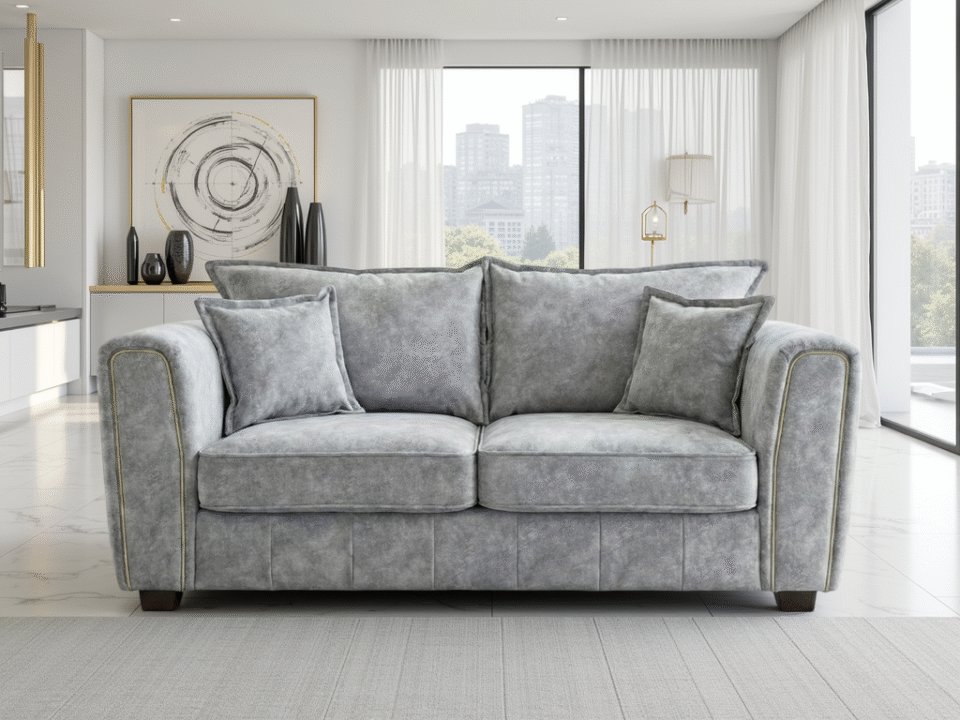 Marcelle Sofa Grey 2 Seater