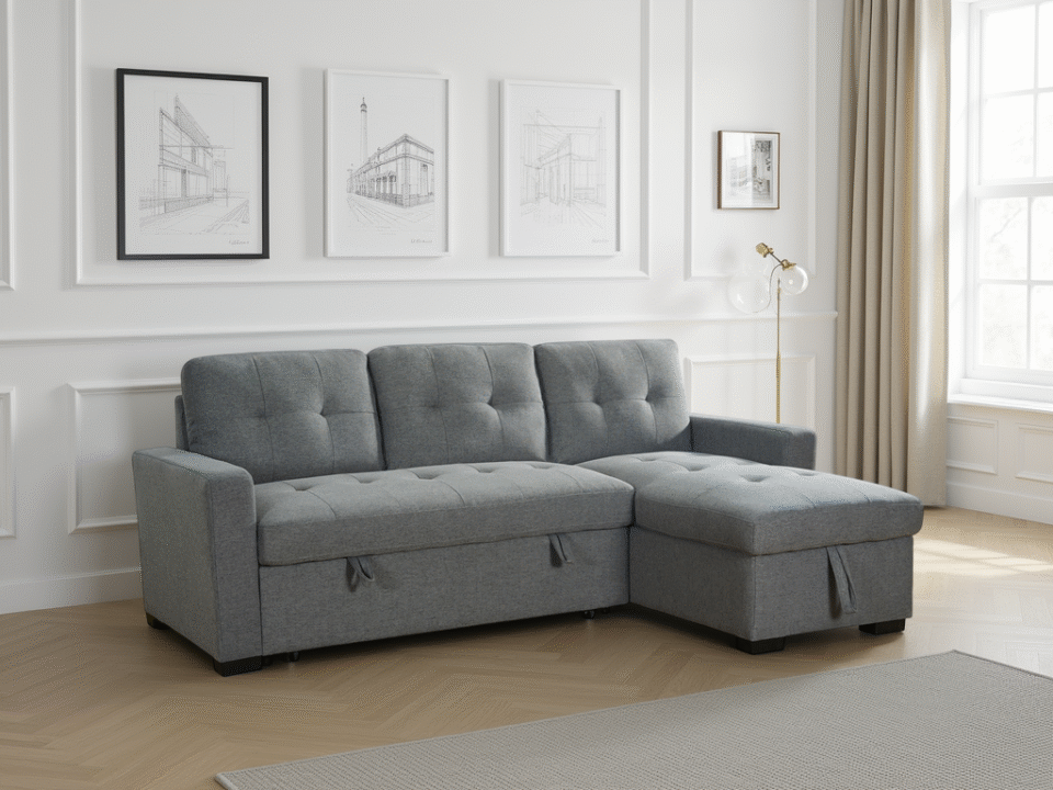Aurevia Sofabed Grey Universal Corner