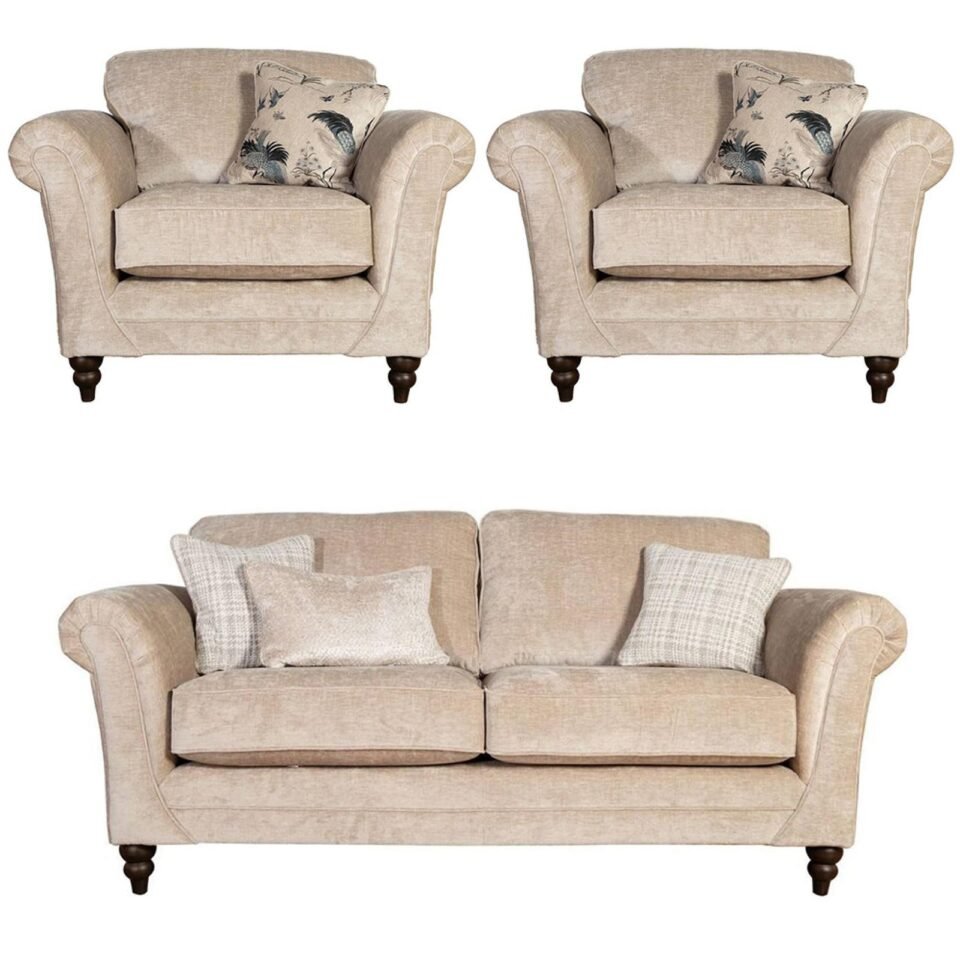 Buoyant Danbury Fabric Sofa Set 311 Seater Variation Available