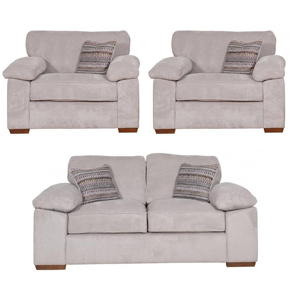 Buoyant Dexter Fabric Sofa Set - 2+1+1 Seater - Variation Available