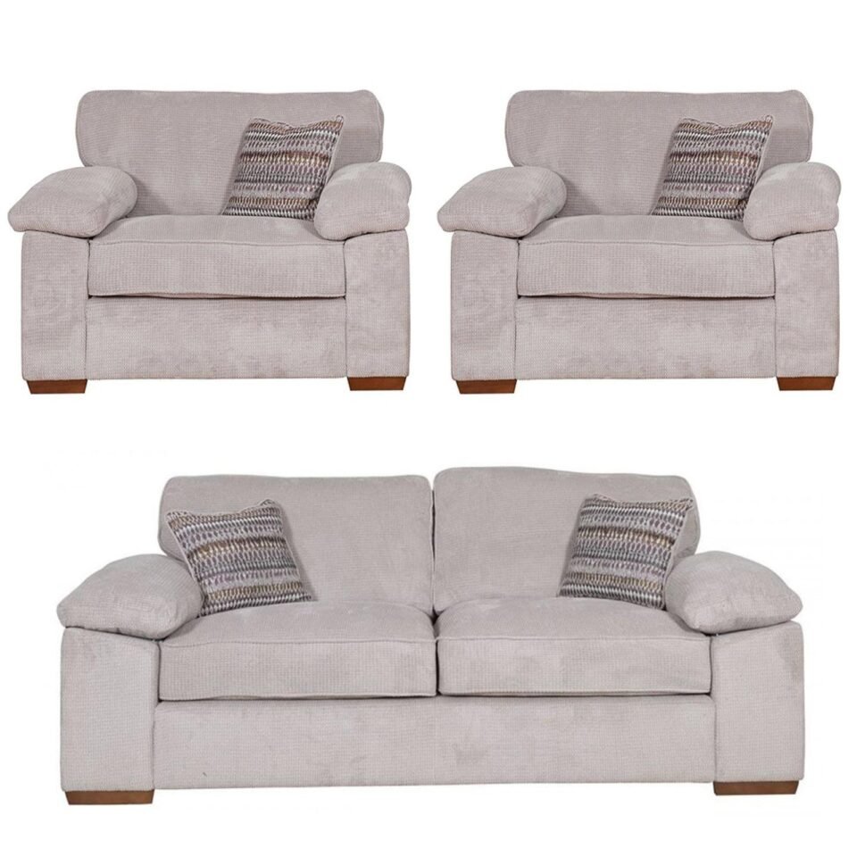 Buoyant Dexter Fabric Sofa Set - 3+1+1 Seater - Variation Available