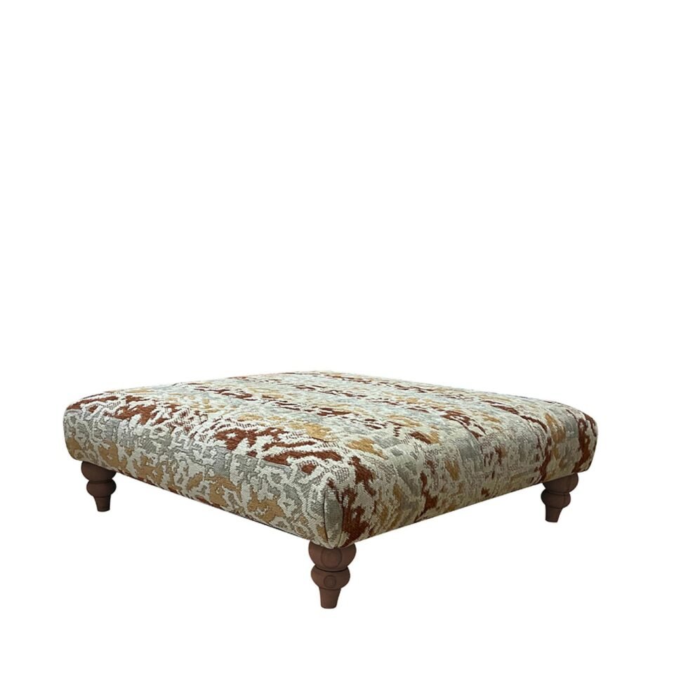 Buoyant Horatio Fabric Footstool Square
