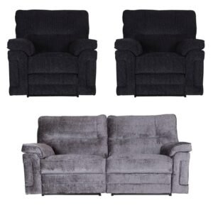 Buoyant Plaza Fabric Sofa Set – 2+1+1 Seater Recliner