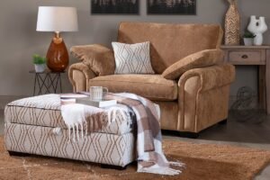 Altons Alpine Snuggler Chair And Ottoman Storage Foot Stool 7