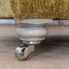 Darwin Grey Ash Nickel Castors