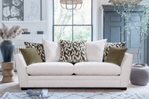 Alstons Rochelle Grand Sofa in Fabric 6819 premium fabric sofa