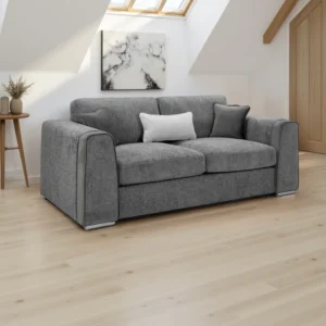 Rome Sofa Grey 3 Seater