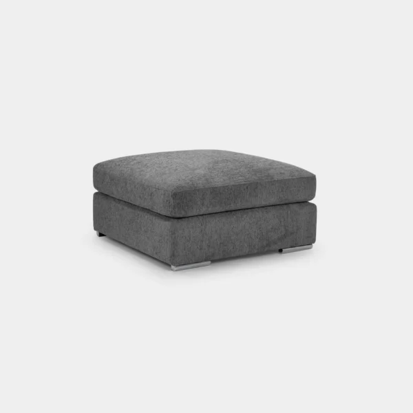 Rome Footstool Grey 1