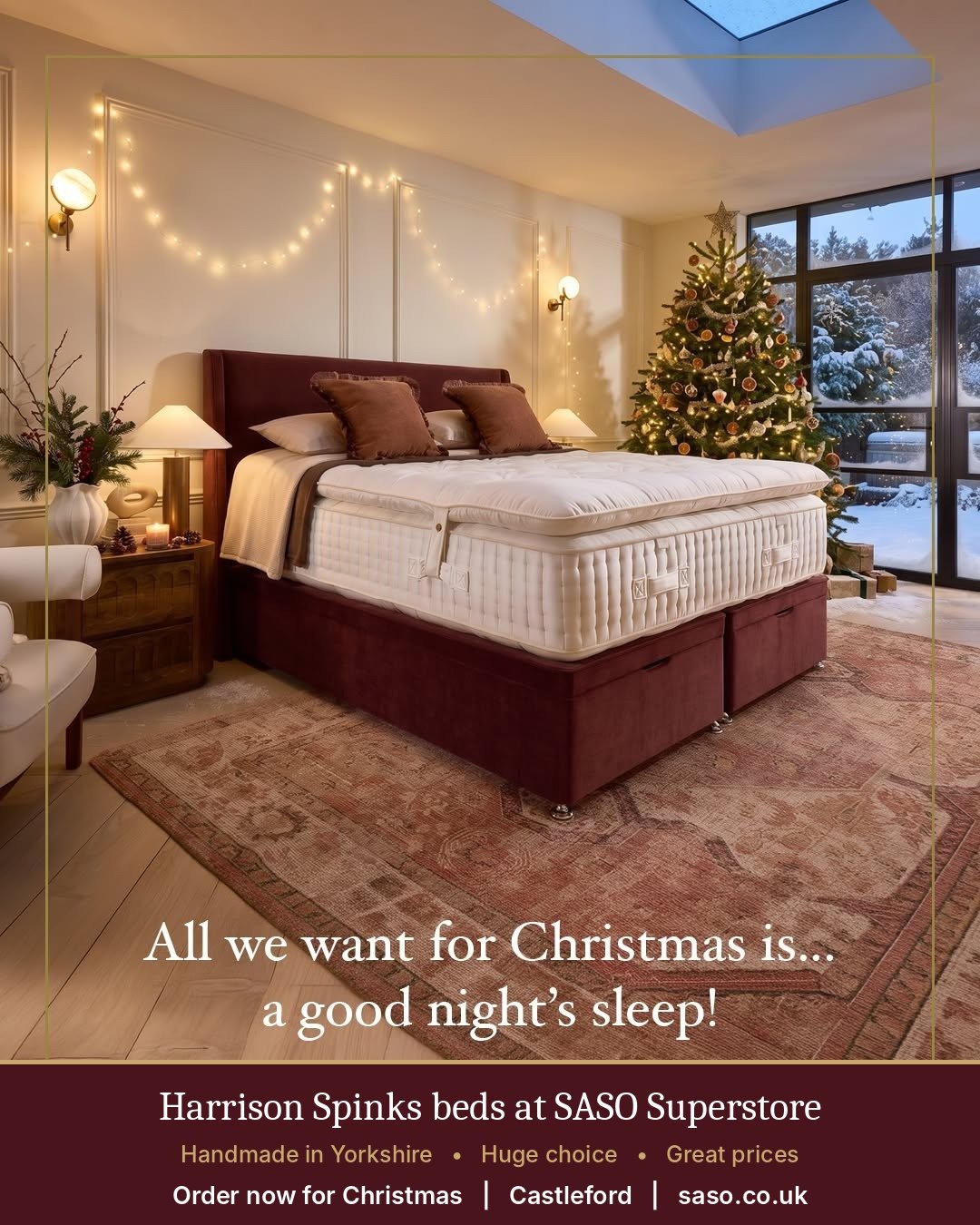 Saso Harrison Spinks Christmas Ad
